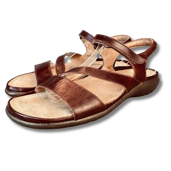 Naot Etera Sandals Women’s EU 40 US 9 Brown Leather Comfort Slingback - Picture 3 of 12